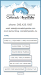 Mobile Screenshot of coloradohypotube.com